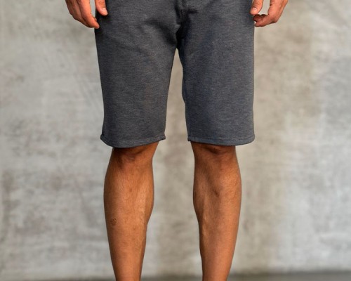 Мужские шорты Loro Piana серого цвета