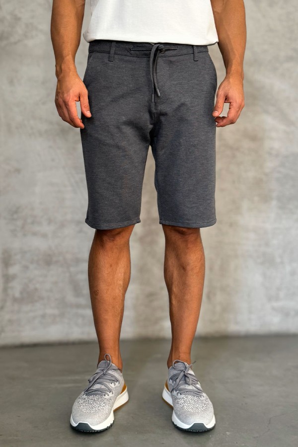 Мужские шорты Loro Piana серого цвета