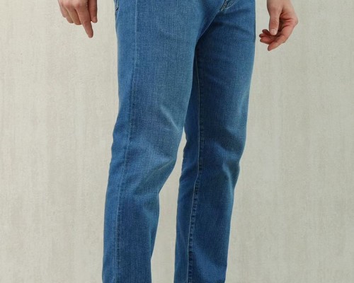 Мужские синие джинсы Loro Piana Premium