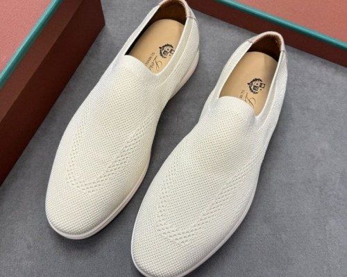 Мужские текстильные лоферы Loro Piana