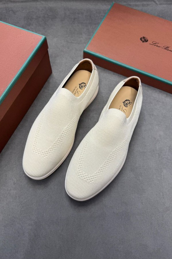 Мужские текстильные лоферы Loro Piana