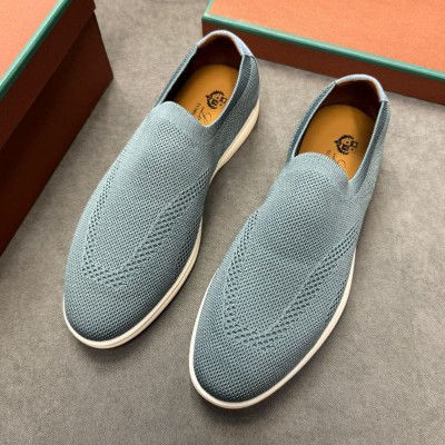 Мужские текстильные лоферы Loro Piana