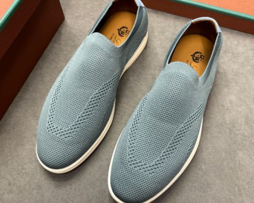 Мужские текстильные лоферы Loro Piana