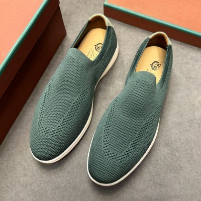 Мужские текстильные лоферы Loro Piana