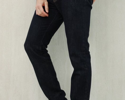 Мужские тёмно-синие джинсы Loro Piana Premium