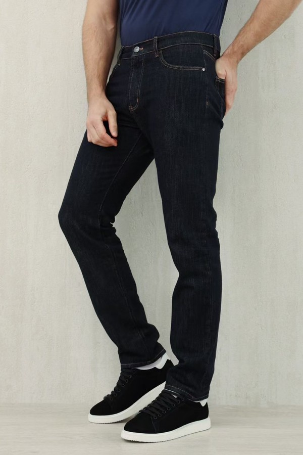 Мужские тёмно-синие джинсы Loro Piana Premium