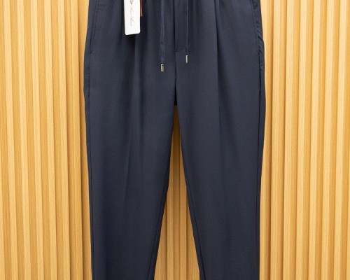 Мужские тёмно-синие штаны Loro Piana Premium