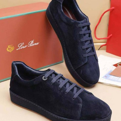 Мужские замшевые кроссовки Loro Piana
