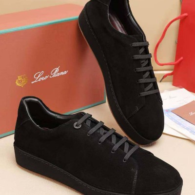 Мужские замшевые кроссовки Loro Piana