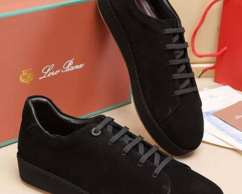 Мужские замшевые кроссовки Loro Piana