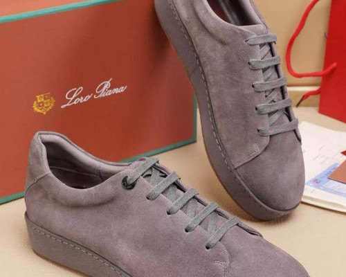Мужские замшевые кроссовки Loro Piana