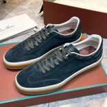 Мужские замшевые кроссовки Loro Piana Tennis Walk