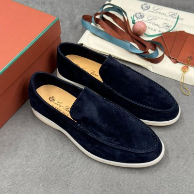 Мужские замшевые лоферы Loro Piana
