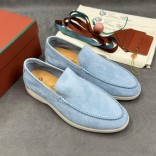 Мужские замшевые лоферы Loro Piana