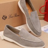 Мужские замшевые лоферы Loro Piana Summer Walk
