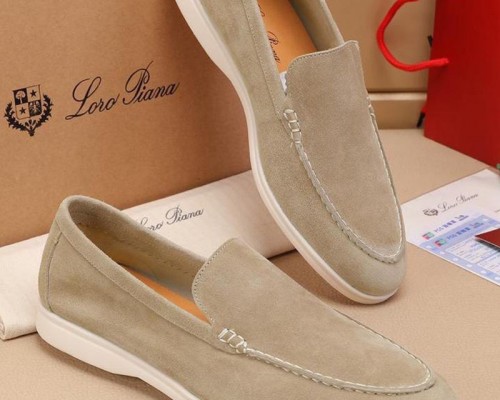 Мужские замшевые лоферы Loro Piana Summer Walk