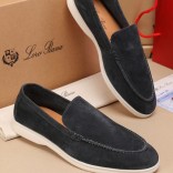 Мужские замшевые лоферы Loro Piana Summer Walk