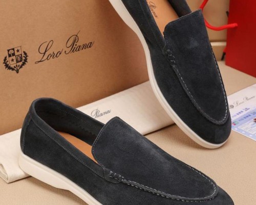 Мужские замшевые лоферы Loro Piana Summer Walk