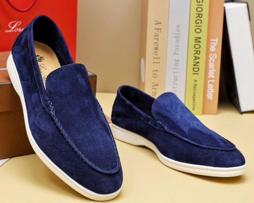 Мужские замшевые лоферы Loro Piana Summer Walk