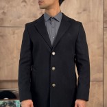 Мужское пальто чёрного цвета Loro Piana