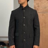 Мужское пальто серого цвета Loro Piana