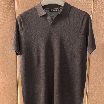 Мужское поло Loro Piana premium - Brown