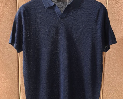 Мужское поло Loro Piana premium - Navy