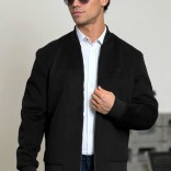 Мужской бомбер Loro Piana чёрного цвета