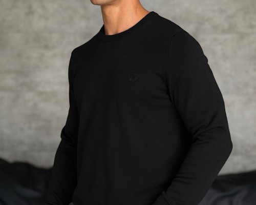 Мужской чёрный джемпер Loro Piana