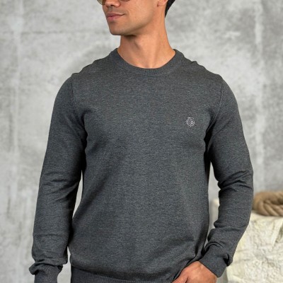 Мужской серый джемпер Loro Piana