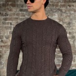 Мужской свитер Loro Piana premium - Brown