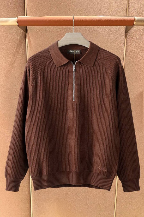 Мужской свитер Loro Piana premium - Brown