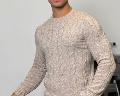 Мужской свитер Loro Piana premium - Light Beige