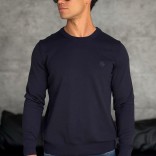 Мужской тёмно-синий джемпер Loro Piana