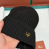 Шапка Loro Piana premium logo-embroidered - Black