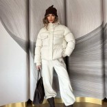 Женский костюм тройка на флисе Loro Piana premium - Beige