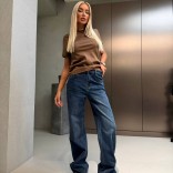 Женские джинсы Loro Piana premium - Blue