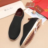 Мужские текстильные кроссовки Loro Piana Lp Flexy Active - Black