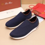 Мужские текстильные кроссовки Loro Piana Lp Flexy Active - Navy