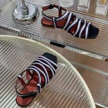 Женские кожаные сандалии Loro Piana Premium