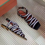 Женские кожаные сандалии Loro Piana Premium