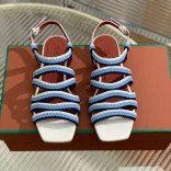 Женские кожаные сандалии Loro Piana Premium