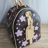 Дорожная сумка Louis Vuitton x Takashi Murakami Keepall Bandoulière 45x22 см