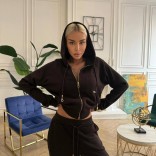 Женский вельветовый костюм Loro Piana Premium