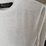 Женский базовый лонгслив Loro Piana Premium - Beige