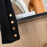 Женский базовый лонгслив Loro Piana Premium - Black