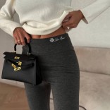 Женские утеплённые леггинсы Loro Piana Premium