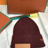 Шапка Loro Piana premium logo-embroidered - Red
