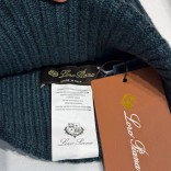 Шапка Loro Piana premium logo-embroidered - Green