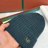 Шапка Loro Piana premium logo-embroidered - Green